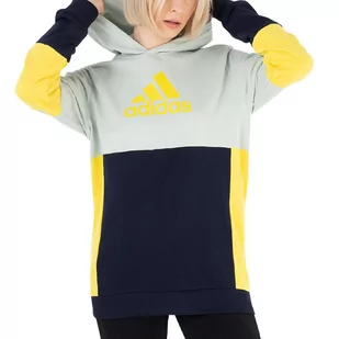 Bluza adidas Colorblock Fleece HN8567 - multikolor - Bluzy dla dziewczynek - miniaturka - grafika 1