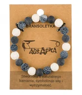 Bransolety męskie - Bransoletka męska z naturalnych kamieni - miniaturka - grafika 1