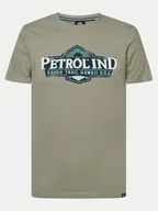 Koszulki męskie - Petrol Industries T-Shirt M-1040-TSR602 Zielony Regular Fit - miniaturka - grafika 1