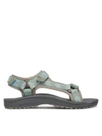 Sandały damskie - Jack Wolfskin Sandały Wave Breaker 4050291 Zielony - miniaturka - grafika 1