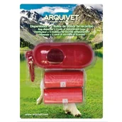 Woreczki na psie odchody - ARQUIVET Dyspenser na woreczki + 2 rolki 15 sztuk GRATIS - miniaturka - grafika 1