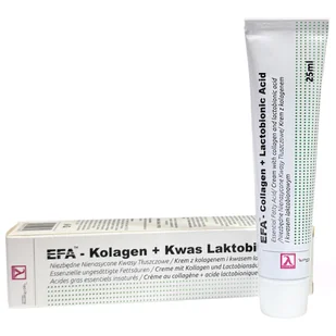 EFA kolagen + kwas laktobionowy, krem, 25 ml - Kremy do twarzy EFA kolagen + kwas laktobionowy, krem, 25 ml - Kremy do twarzy - miniaturka - grafika 1