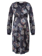 Sukienki - Damska sukienka w kwiaty granatowa Bellybutton Maternity, r.42 - miniaturka - grafika 1