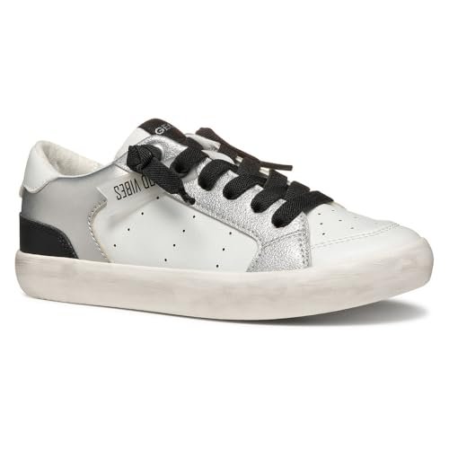 Geox J Gisli Girl A Sneakersy dziewczęce, wielokolorowe, 28 EU