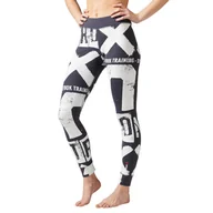Legginsy - Legginsy Reebok Boldface damskie getry sportowe termoaktywne-2XS - miniaturka - grafika 1