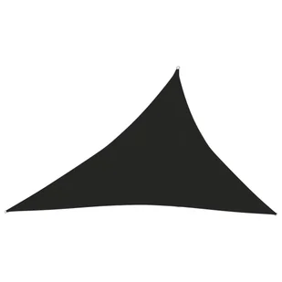 vidaXL Żagiel przeciwsłoneczny, 160 g/m, czarny, 4x5x6,8 m, HDPE 311761 - Parasole ogrodowe - miniaturka - grafika 1