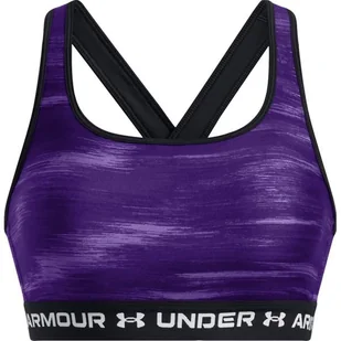 Biustonosz sportowy damski Crossback Mid Print Under Armour - Biustonosze - miniaturka - grafika 1
