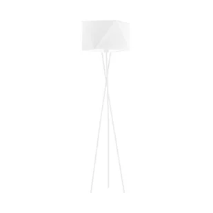 Biała lampa podłogowa trójnóg z abażurem DAKAR - Lampy stojące - miniaturka - grafika 1
