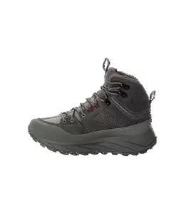 Jack Wolfskin Damskie buty trekkingowe Terraquest Texapore Mid W, szary (Smokey Grey), 40 EU - Buty trekkingowe damskie - miniaturka - grafika 1