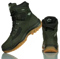Moda i Uroda OUTLET - Buty Męskie 4F Trekking Khaki Obmh259 43S R-41 - miniaturka - grafika 1