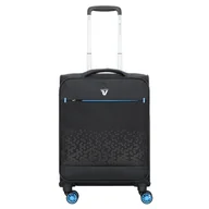 Walizki - Roncato Crosslite Walizka kabinowa na 4 kółkach 55 cm nero 414873-01 - miniaturka - grafika 1