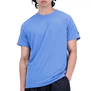 Koszulki sportowe męskie - Koszulka New Balance MT23059HER - niebieska - grafika 1