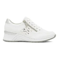 Sneakersy damskie - Sneakers Rieker N4322-80 - miniaturka - grafika 1