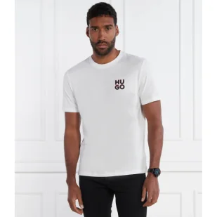 HUGO T-shirt | Regular Fit - Koszulki męskie - miniaturka - grafika 1