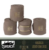 Akcesoria jeździeckie - Eskadron Bandaże FLEECE Heritage AW 2021/22 - - plaza taupe - miniaturka - grafika 1