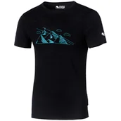 Koszulki sportowe męskie - Koszulka męska Zulu Merino 160 Short Cabelway Comfy Rozmiar: XL / Kolor: czarny - miniaturka - grafika 1