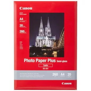 Canon Papier SG201 Photo A4 20ark 1686B021 - Papier do drukarek - miniaturka - grafika 1