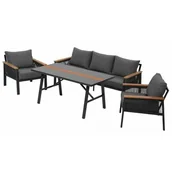 Meble ogrodowe - Patio Zestaw mebli ogrodowych Ada Antracyt - miniaturka - grafika 1