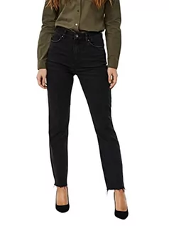 Spodnie damskie - Vero Moda Jeansy damskie, Czarne dżinsy, 50 - grafika 1