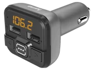 Transmitery FM - Transmiter FM HAMA 14164 Bluetooth Szary - miniaturka - grafika 1