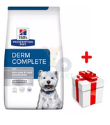 Sucha karma dla psów - HILL'S PD Prescription Diet Canine Derm Complete Mini 1kg + niespodzianka dla psa GRATIS! - miniaturka - grafika 1