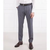 Spodnie męskie - BOSS Spodnie H-Genius-Pleat-232 | Slim Fit | z dodatkiem wełny - miniaturka - grafika 1