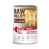 Mokra karma dla psów - Raw Paleo Beef&Rabbit Adult Can 400g - miniaturka - grafika 1