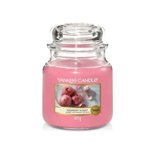 Yankee Candle Roseberry Sorbet Słoik Średni 411g - Świece - miniaturka - grafika 1