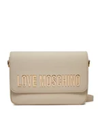 Torebki damskie - LOVE MOSCHINO Torebka JC4023PP1LKD0110 Beżowy - miniaturka - grafika 1