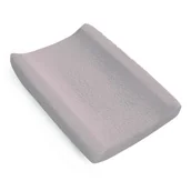 Przewijaki - Pokrowiec na przewijak 50x70 frotte z gumką różowy podrowy - miniaturka - grafika 1