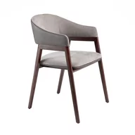 Krzesła - Krzesło do jadalni tapicerowane tkaniną i eko-skórą  4091 ANGEL CERDA - miniaturka - grafika 1