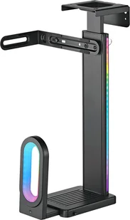 Uchwyt do komputera Ultradesk Ultradesk FLANK Uchwyt komputerowy pod blat biurka, RGB, czarna - Akcesoria do komputerów stacjonarnych - miniaturka - grafika 1