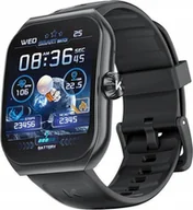 Smartwatch - Kumi Smartwatch KU7 1.96 cala 250 mAh czarny - miniaturka - grafika 1