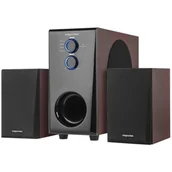 Głośniki i kolumny - KRUGER&MATZ Spirit 2.1 Brązowy - miniaturka - grafika 1