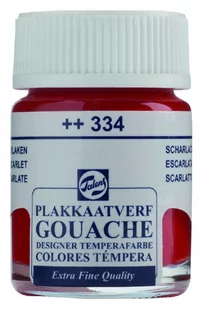 Talens Talens Gouache Extra Fine Jar 50 ml Scarlet - Farby i media malarskie - miniaturka - grafika 1