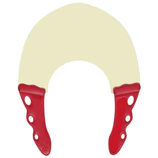 Y.S. Park, kołnierz fryzjerski do strzyżenia, neck fitter, 0,3mm, beżowo-czerwony - Pozostałe akcesoria fryzjerskie - miniaturka - grafika 1