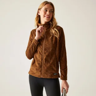 Regatta Polar damski rozsuwany Mayse Brązowy, Rozmiar: 50 - Bluzy sportowe damskie - miniaturka - grafika 1