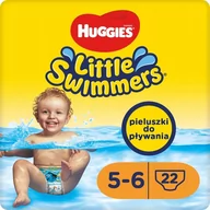 Pieluchy - HUGGIES Little Swimmers 5-6 (12-18kg) 2x11 szt - miniaturka - grafika 1