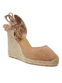 Espadryle damskie - Castañer Espadryle Carina/8/007 021740-2008 Beżowy - miniaturka - grafika 1