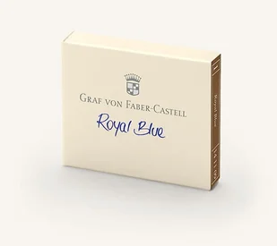 Naboje Graf von Faber-Castell Royal Blue 6szt. - Naboje i atramenty - miniaturka - grafika 1