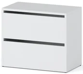 Szafki na buty - Szafka Na Buty Biała Wąska 60 CM Modułowa Bez siedziska Regał Stojak Loft - miniaturka - grafika 1