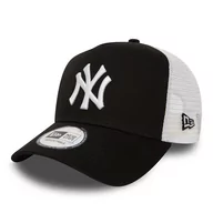 Czapki męskie - Czapka z daszkiem New Era MLB New York Yankees Clean A Frame Trucker czarna - 11588491 - miniaturka - grafika 1
