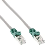 Kable miedziane - InLine Krosowy PC PC Patch Kabel Sieciowy SF/UTP Cat.5e szary 5m 73505 - miniaturka - grafika 1