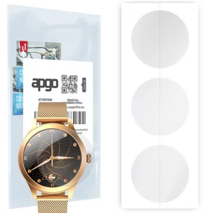 3x Folia hydrożelowa do Rubicon RNBE62 - apgo Smartwatch Hydrogel Protection Ochrona na ekran smartwatcha - Akcesoria do smartwatchy - miniaturka - grafika 1