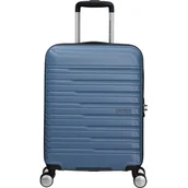 Walizki - Walizka AMERICAN TOURISTER Flashline 55 cm Niebieski - miniaturka - grafika 1