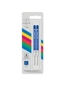 Przybory szkolne - Parker Ballpen economy refill Quinkflow F Blue 2-B - miniaturka - grafika 1