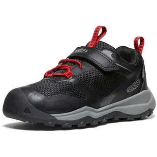KEEN Wanduro Low Waterproof, Trampki dziecięce, Czarna wstążka czerwona, 31 EU - Buty dla chłopców - miniaturka - grafika 1