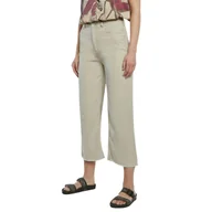 Spodnie damskie - Spodnie damskie Desigual Rita beżowe szerokie -S - miniaturka - grafika 1