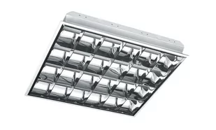 Oprawa rastrowa podtynkowa do LED 4x60cm 1-stronna GERMINA - Oprawy, klosze i abażury - miniaturka - grafika 1