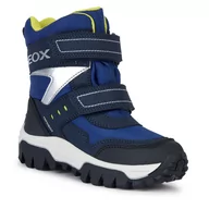 Buty dla chłopców - Śniegowce Geox J Himalaya Boy B Abx J36FRC 0FUCE C0749 M Navy/Lime - miniaturka - grafika 1